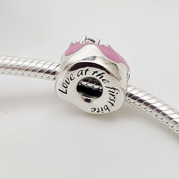 Pandora Donut Sterling Silver Charm - Picture 4 of 6